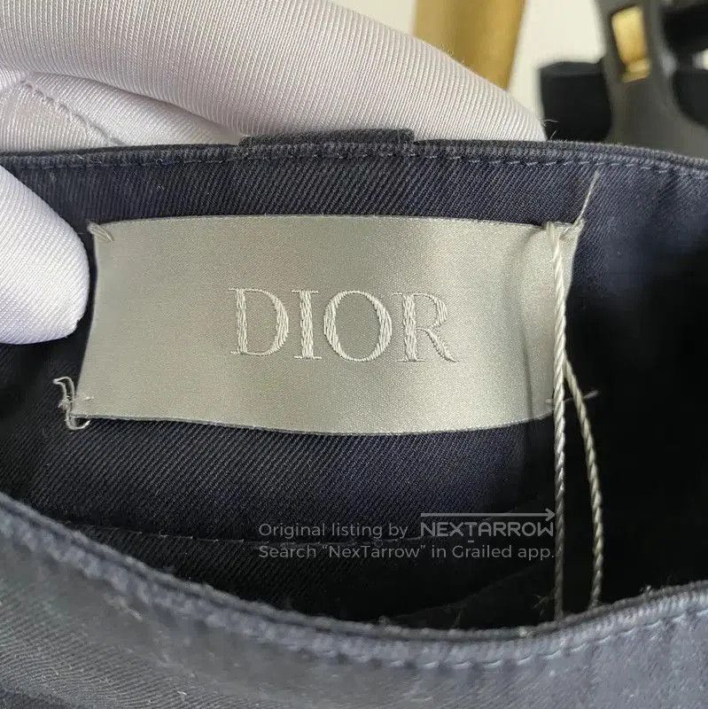 Dior Dior Women's Navy Cotton Casual Pants . Size 31" - 6 Thumbnail