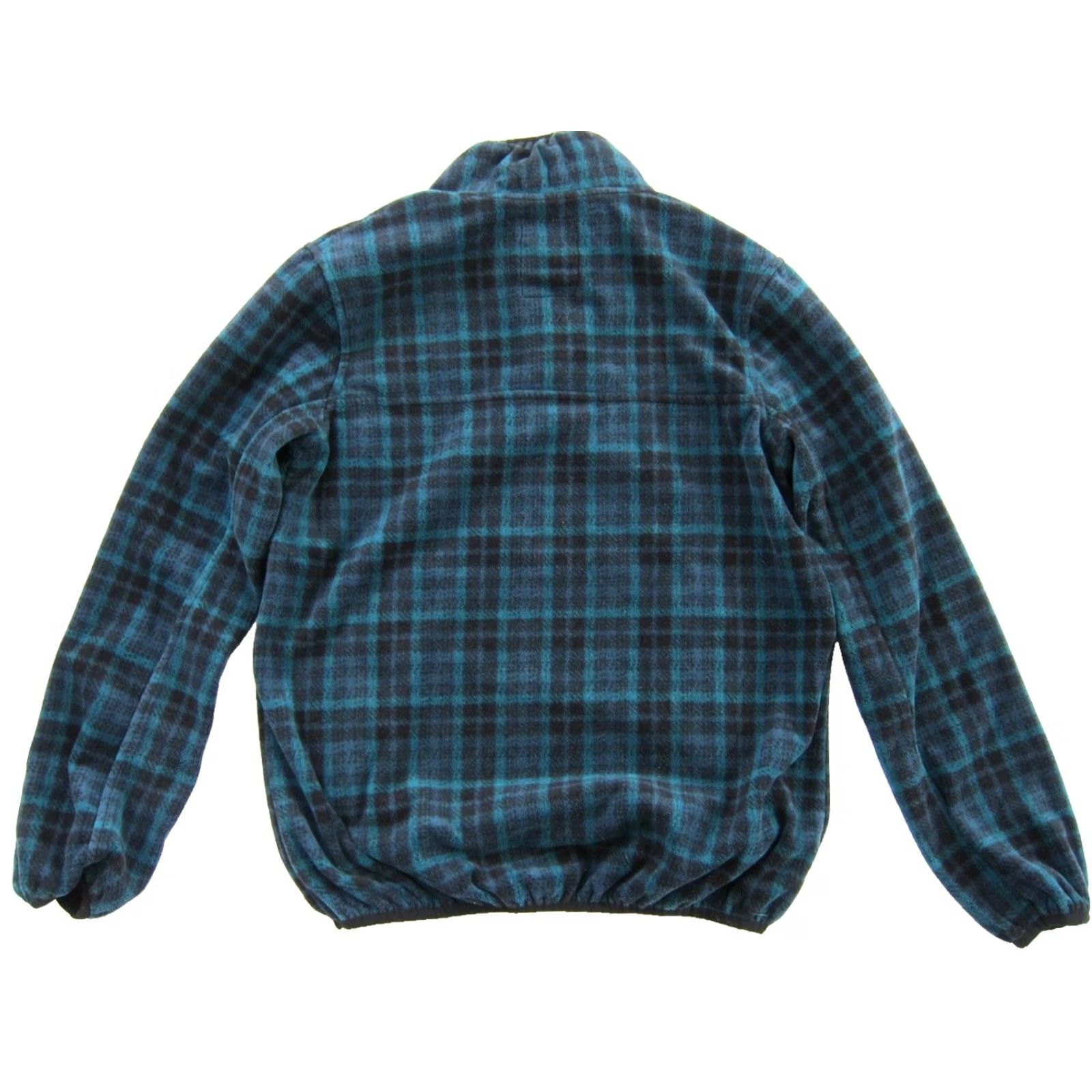 KAVU KAVU Green Plaid Fleece Zip Pocket Cozy Warm Pullover Jacket Women Small Size S / US 4 / IT 40 - 2 Thumbnail
