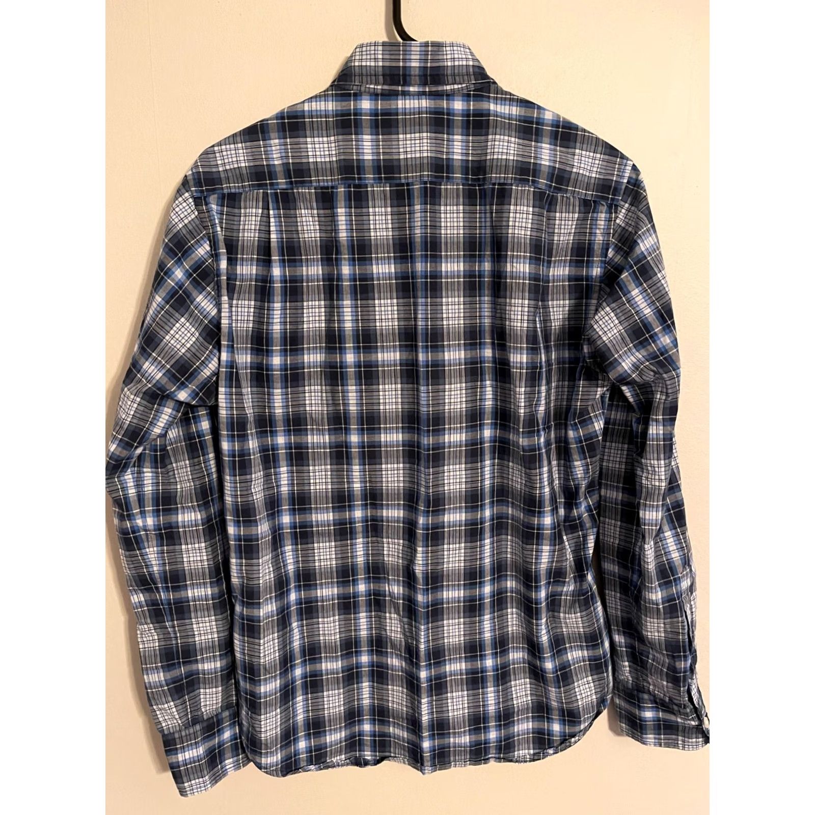 Bonobos Bonobos Slim Fit Button Up Shirt Mens Small S Blue Plaid Casual Dress Long Sleeve Size US S / EU 44-46 / 1 - 4 Thumbnail