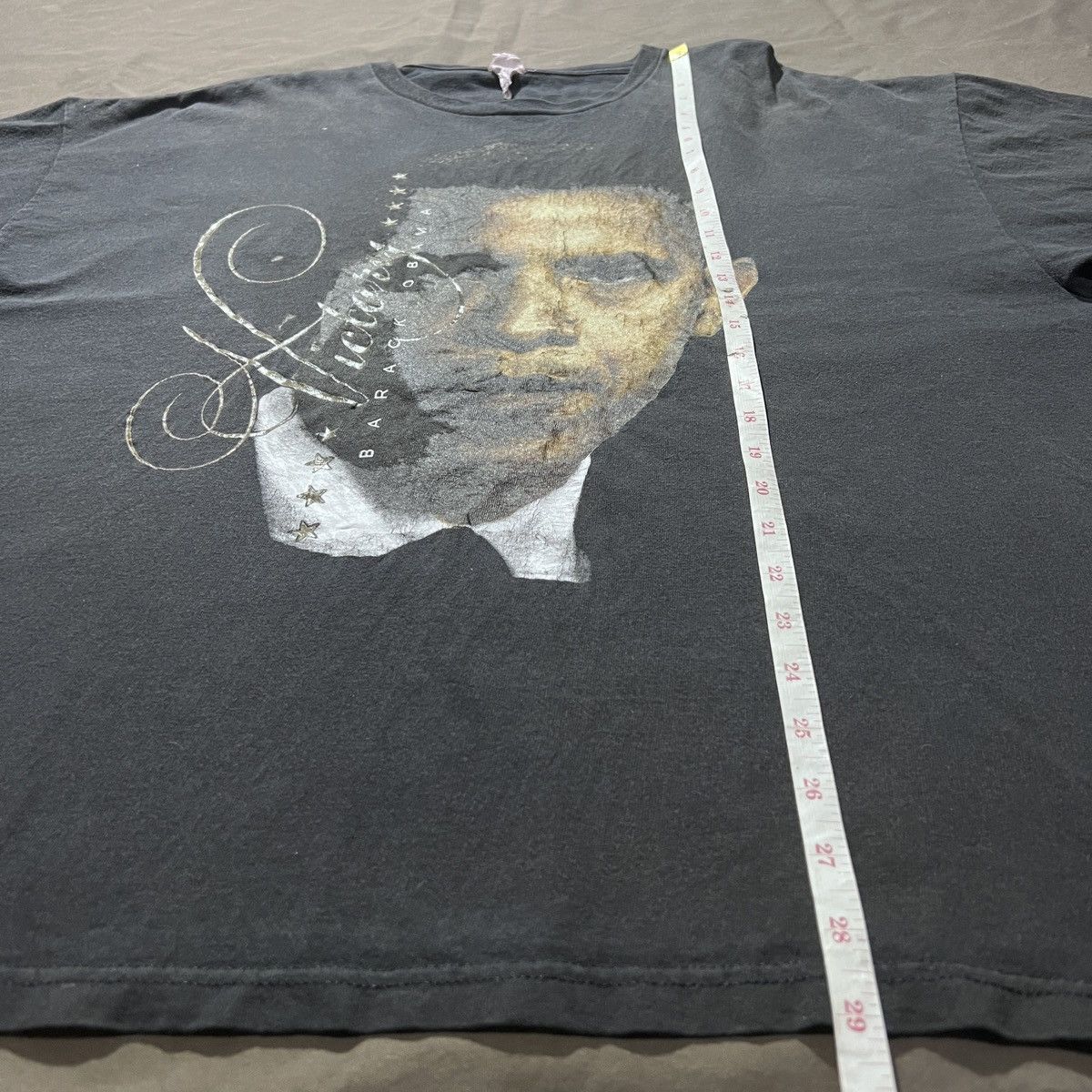 Rap Tees Y2K Barack Obama Black History Graphic 2XL Faded politics Size US XXL / EU 58 / 5 - 12 Thumbnail