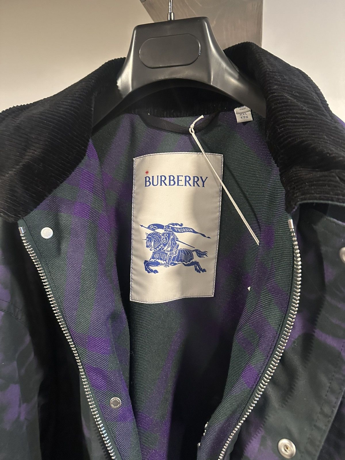 Burberry Burberry Rose Waxed Cotton Field Jacket Size US XXL / EU 58 / 5 - 7 Thumbnail