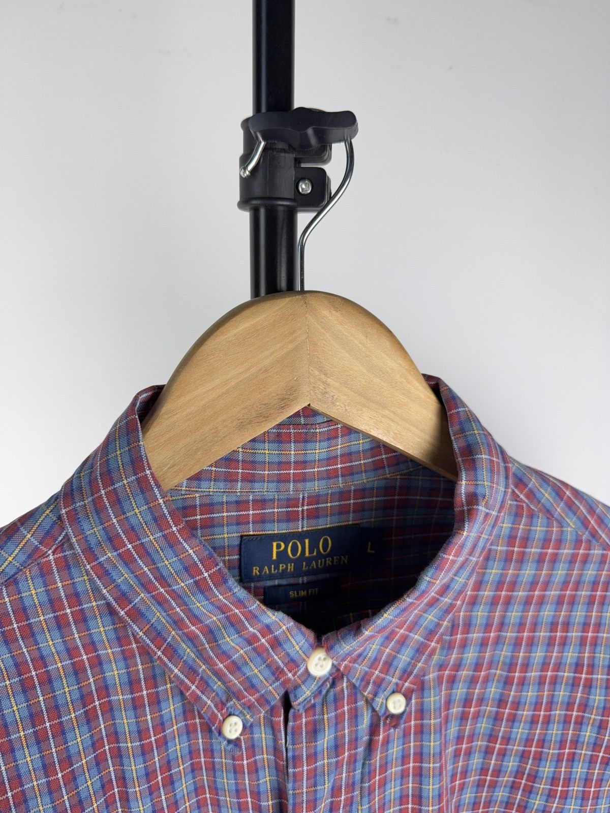 Designer × Polo Ralph Lauren Vintage 90s Polo Ralph Lauren Shirt Mens Plaid Button Down Size US L / EU 52-54 / 3 - 4 Thumbnail
