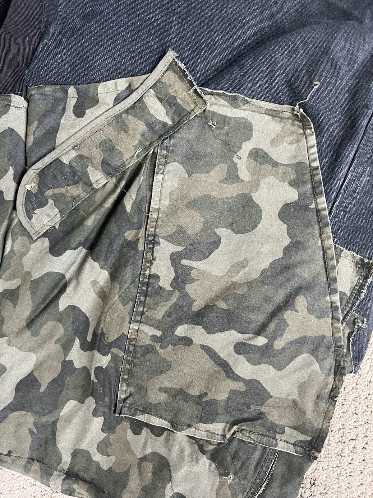 Carhartt × Handmade Custom Carhartt Black Double Knee Carpenter Pants Size US 32 / EU 48 - 4 Thumbnail