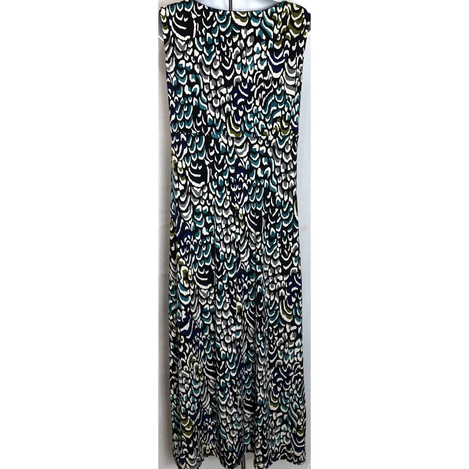 Vintage VINTAGE Christopher Banks Dress M Multi Geo Sleeveless Twist Front Y2K 90s Size M / US 6-8 / IT 42-44 - 3 Thumbnail