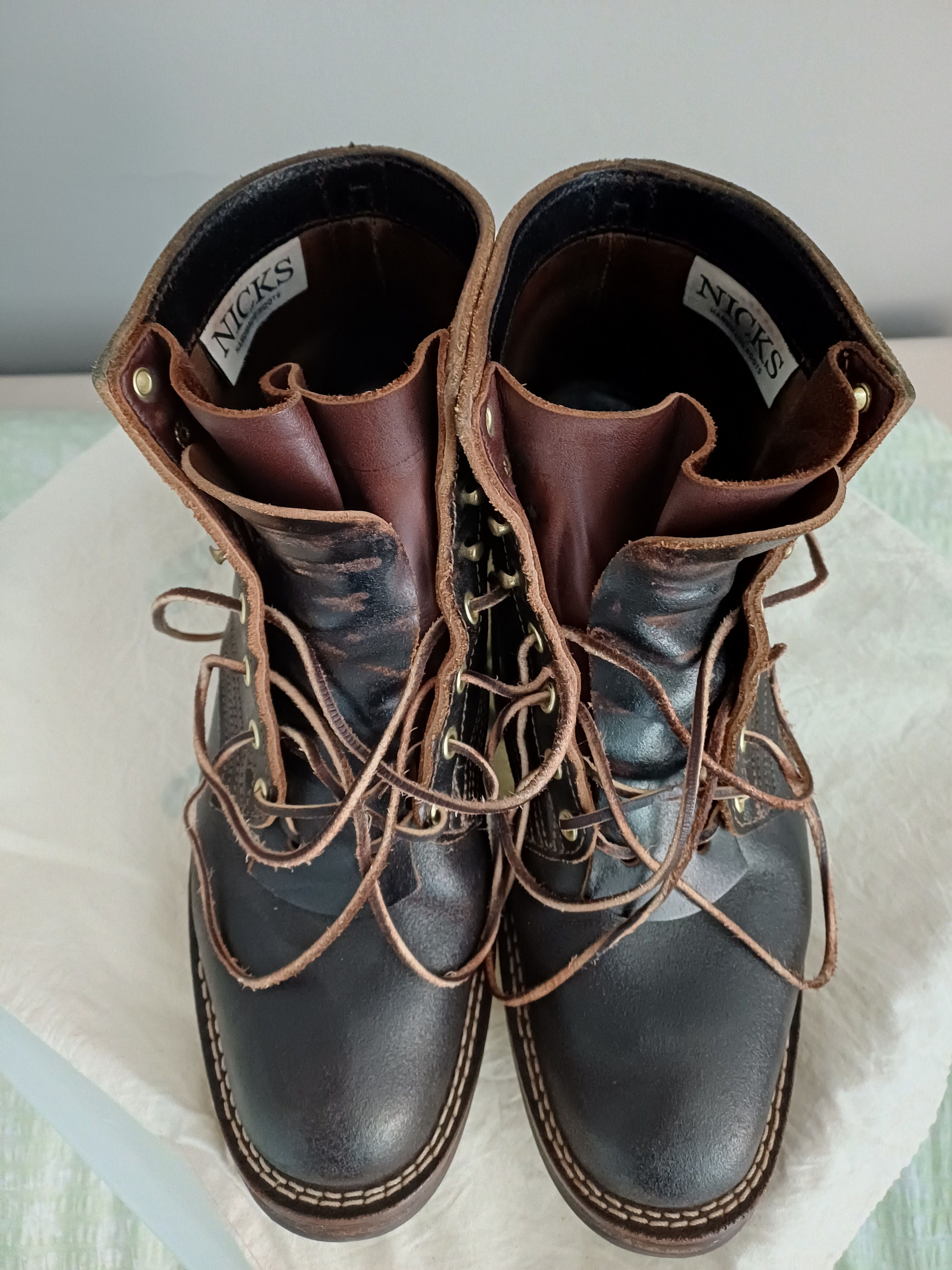 Nicks Boots Nicks Robert - Horween waxed flesh Size US 11 / EU 44 - 1 Thumbnail