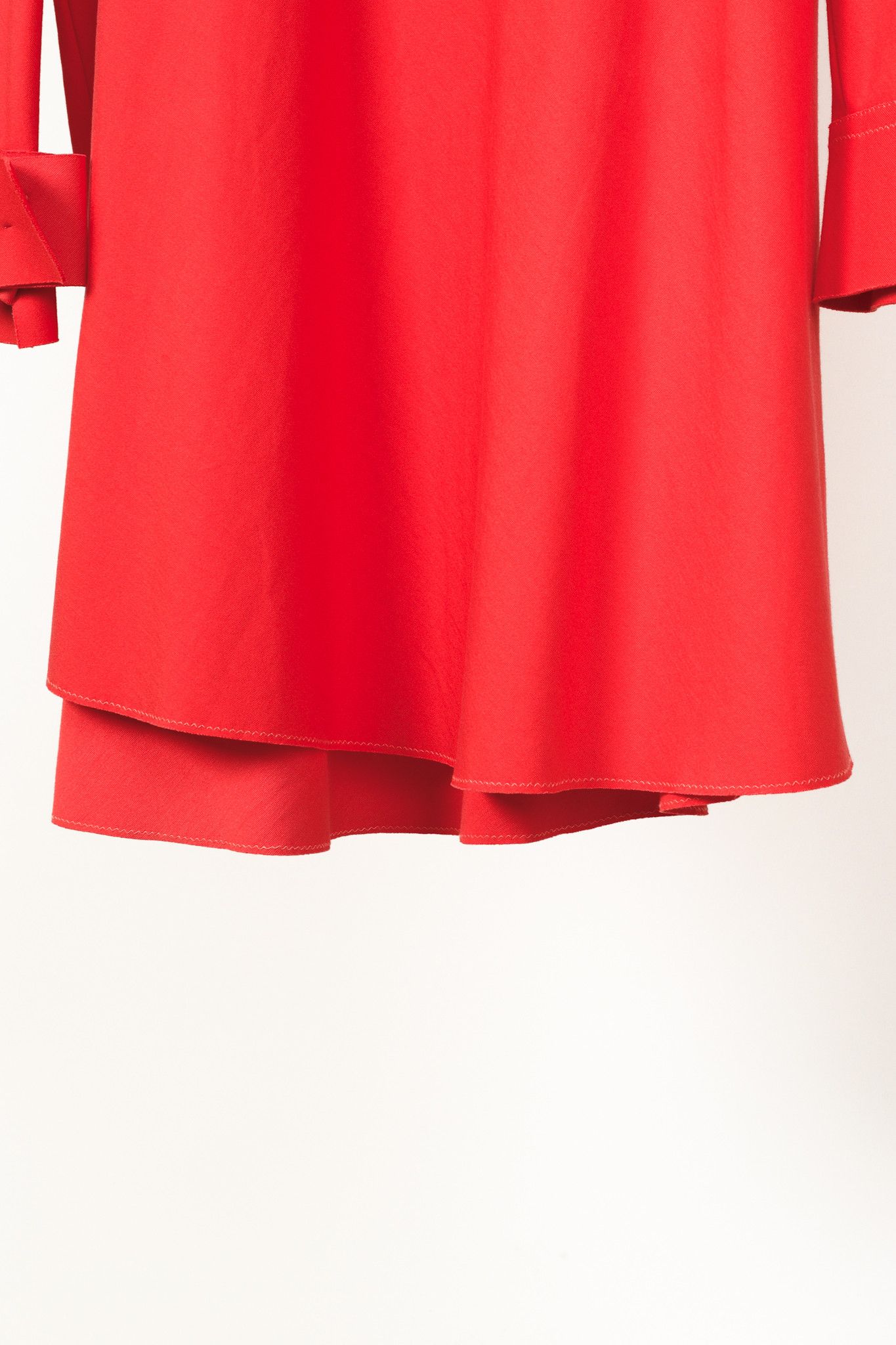 Marie Saint Pierre Marie Saint Pierre Hibiscus Ponte Bow-Cuff Long-Sleeve Dress Size XL / US 12-14 / IT 48-50 - 7 Thumbnail