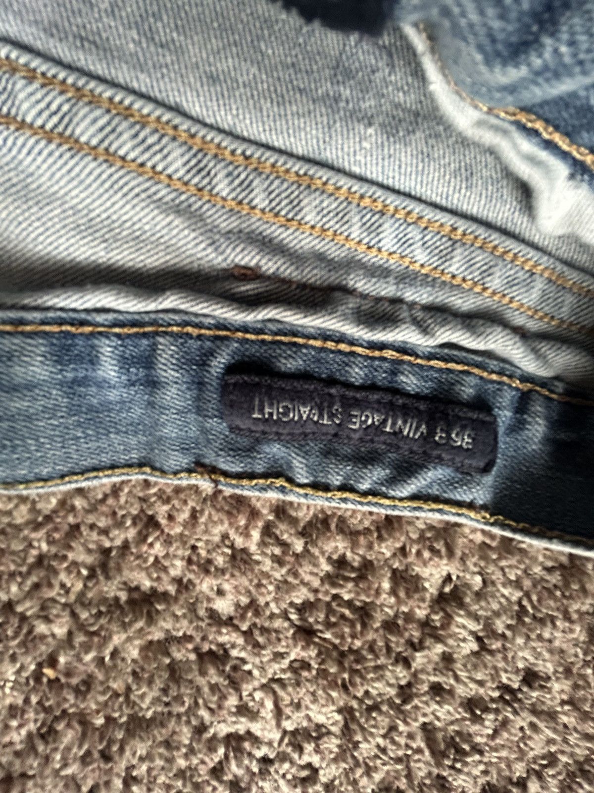 Lucky Brand × Vintage Vintage Distressed Denim Jeans Size US 32 / EU 48 - 5 Thumbnail