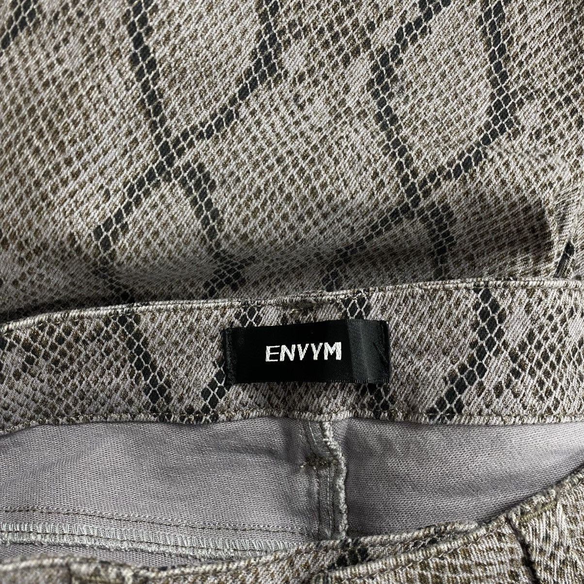 Hysteric Glamour × Japanese Brand Envym snake skin flare jeans pant Size US 26 / EU 42 - 11 Thumbnail