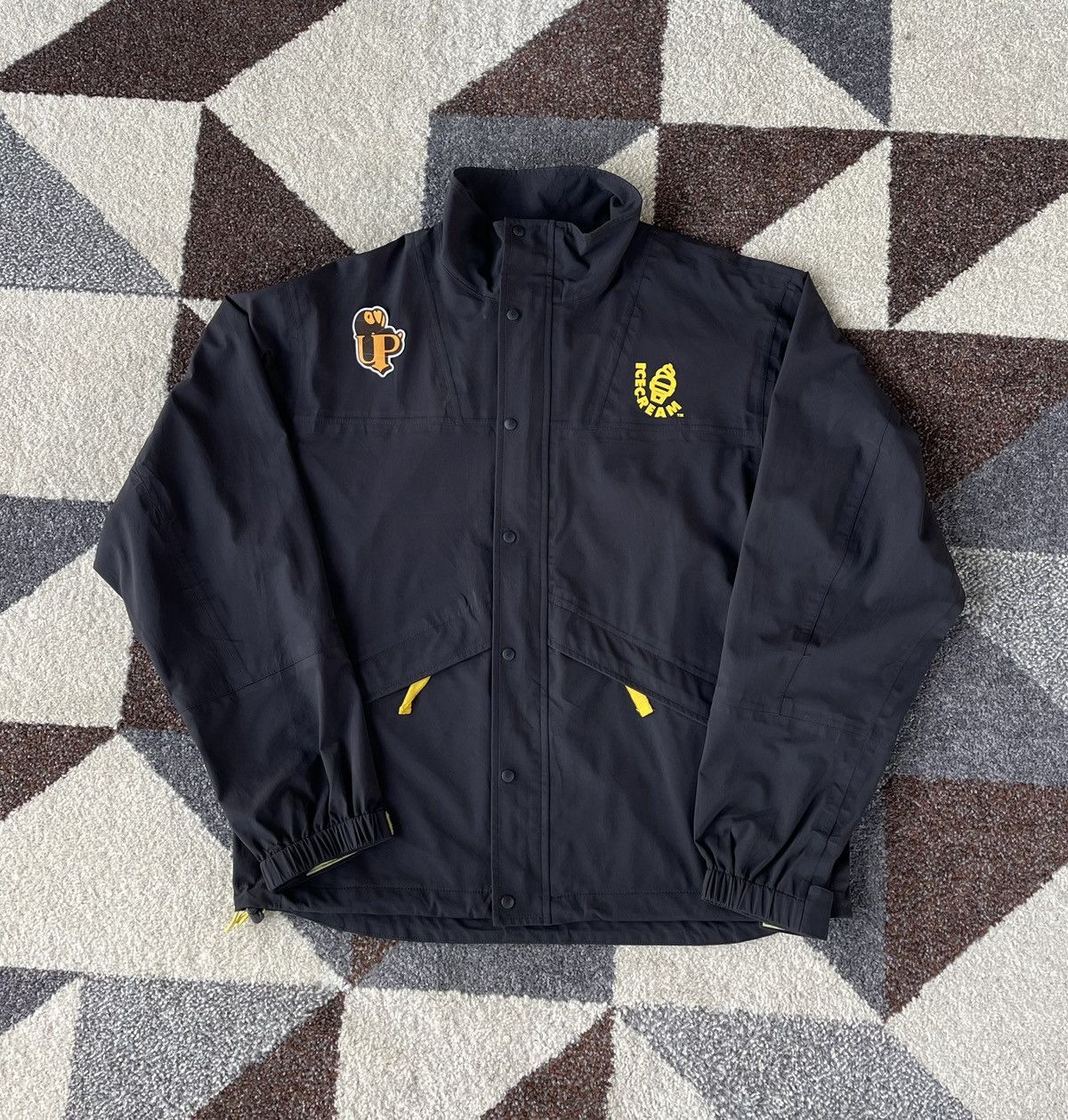 BBC Ice Cream Gore-tex Black Windbreaker Jacket - Light Jackets