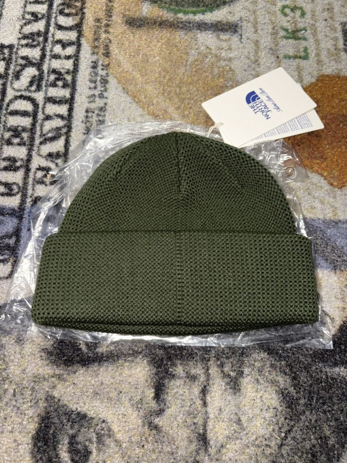 Aime Leon Dore Aime Leon Dore / The North Face Wool Beanie Olive Size ONE SIZE - 2 Thumbnail