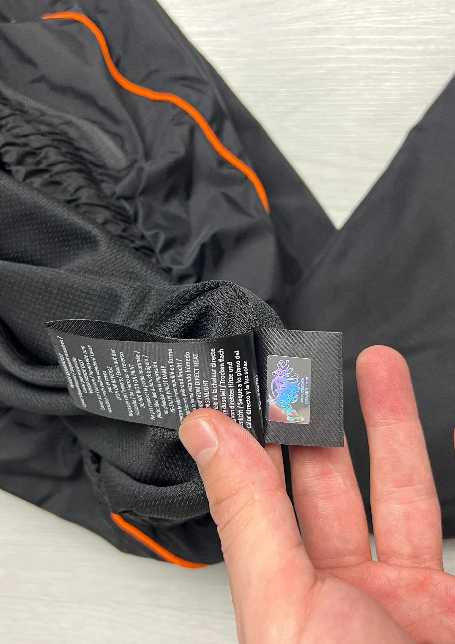 Syna World Syna World Shell Tracksuit “BLACK / ORANGE” Size US L / EU 52-54 / 3 - 12 Thumbnail