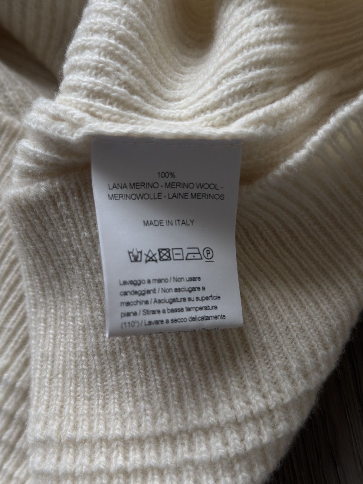 Other Waffle Texture Sweater Made in Italy Size US XL / EU 56 / 4 - 4 Thumbnail