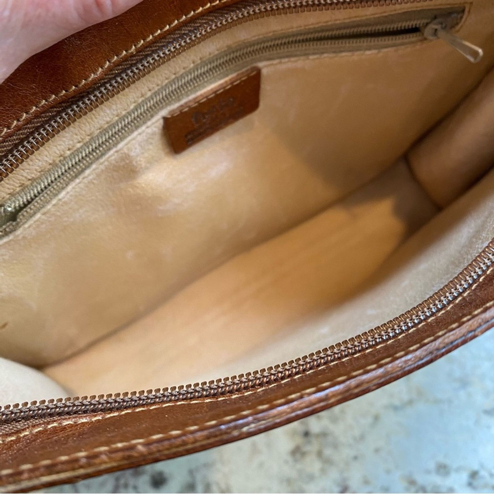 Furla FURLA Italy Clutch Gold Spectator Leather Trim Purse Size ONE SIZE - 5 Thumbnail