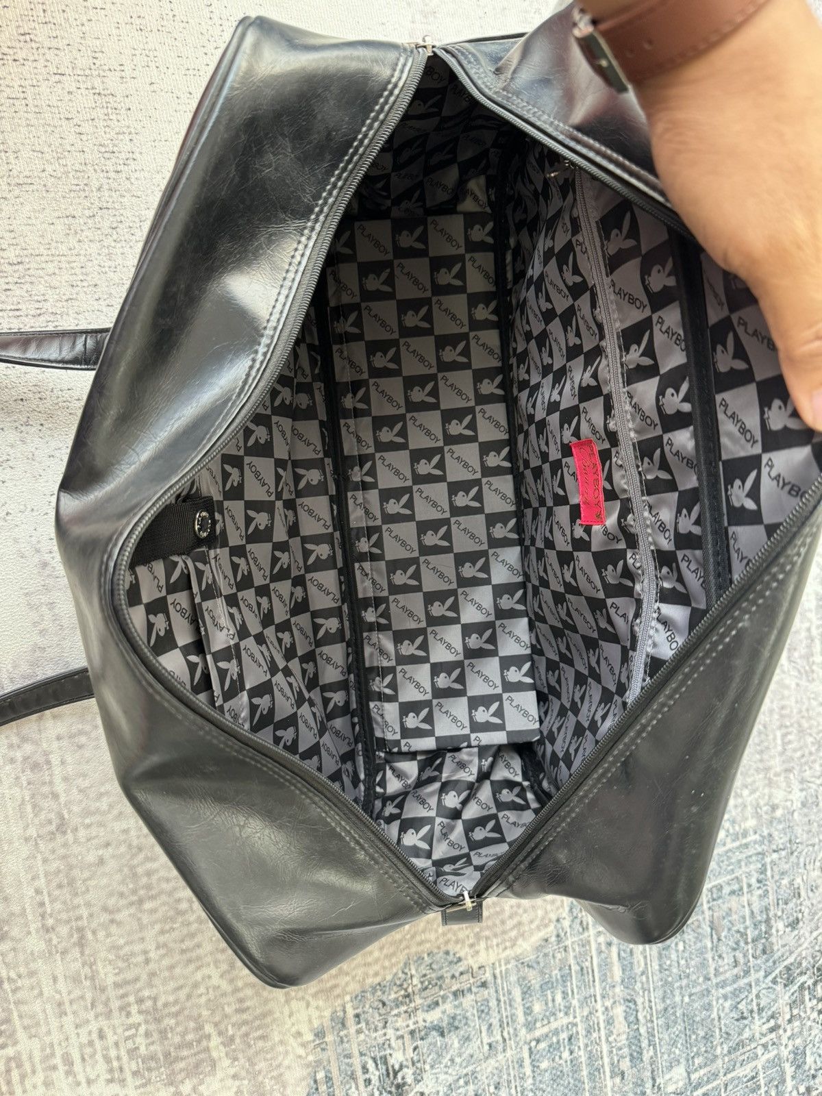 Japanese Brand Playboy Hand Carry Leather Bag Size ONE SIZE - 18 Thumbnail