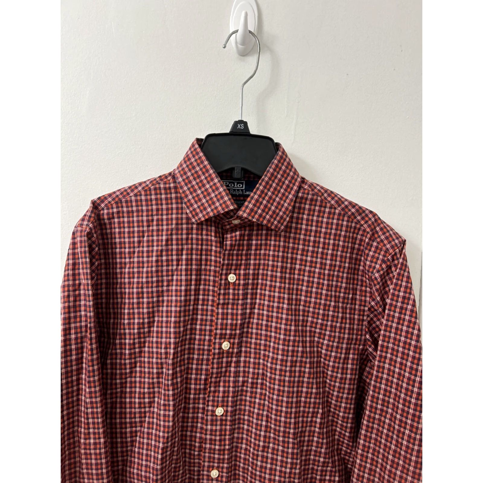Polo Ralph Lauren VINTAGE Polo Ralph Lauren Regent Shirt Mens Small Red Plaid 90s Button-Down L/S Regular Fit Size US S / EU 44-46 / 1 - 2 Thumbnail