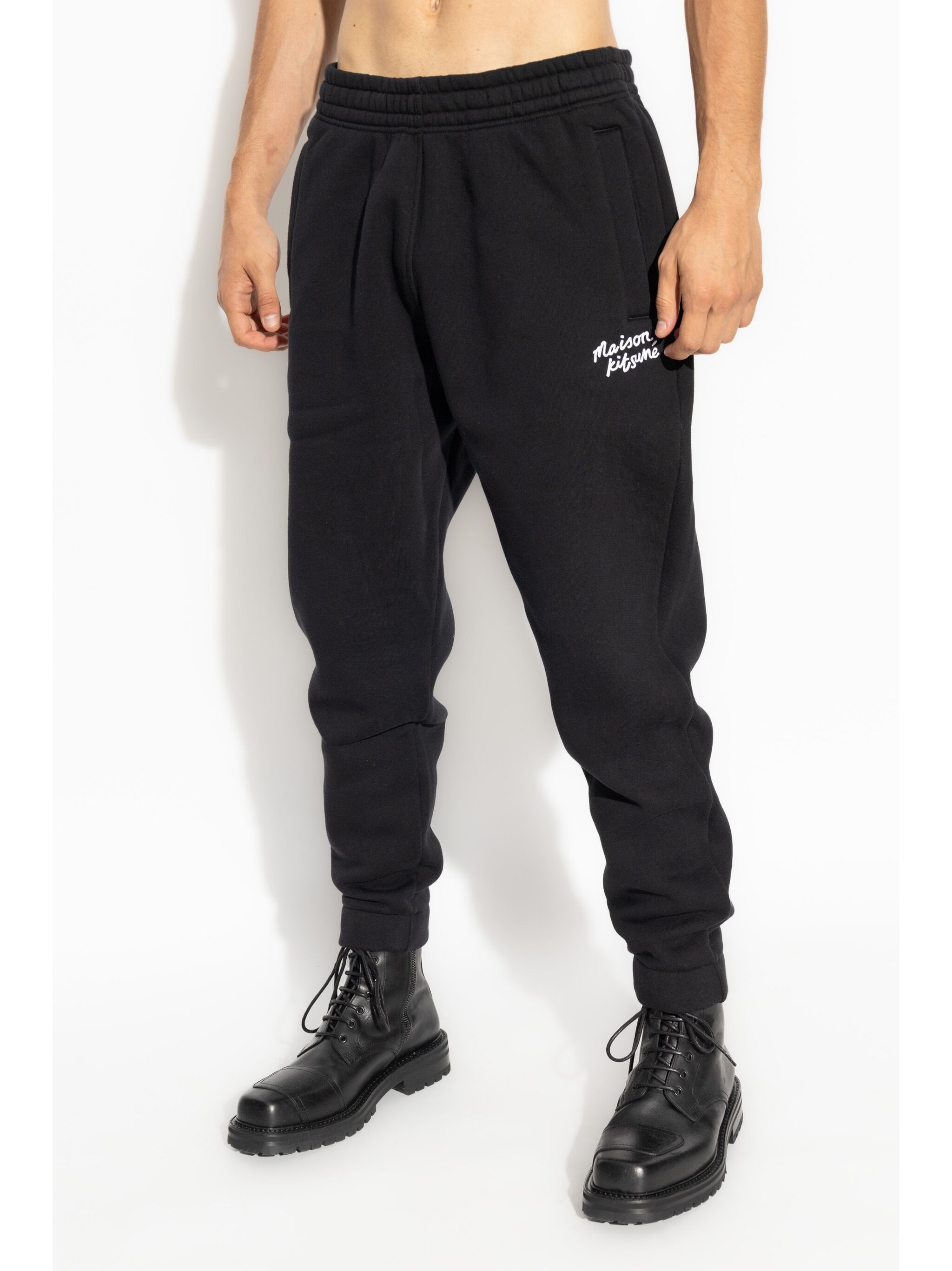 Maison Kitsune o1s22i1n1124 Sweatpants & Joggers in Black Size US 32 / EU 48 - 3 Thumbnail