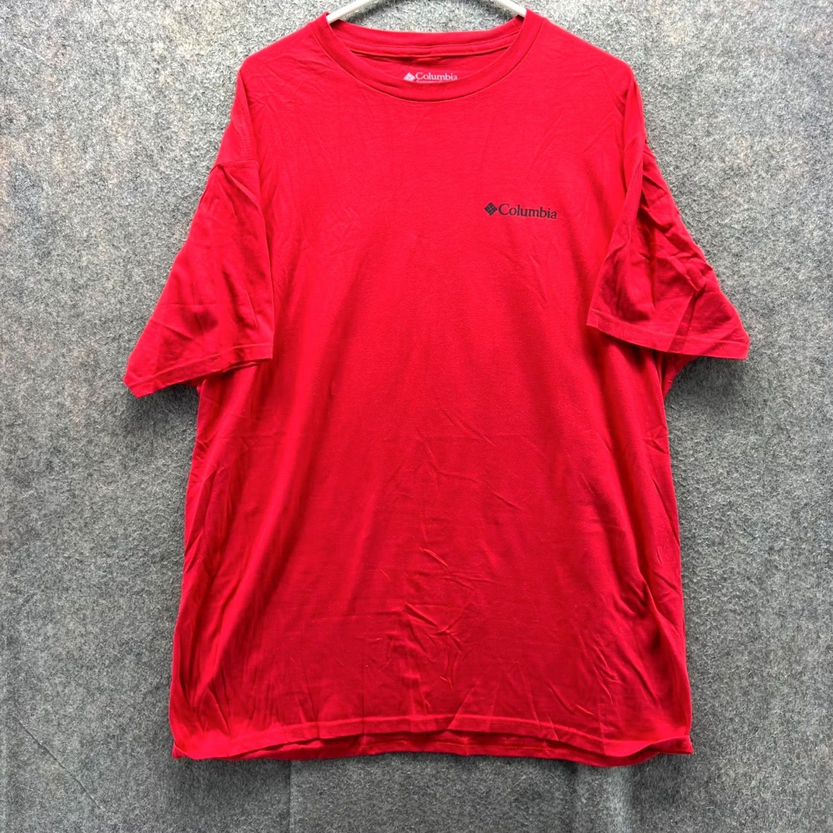 Vintage Columbia Shirt Mens XL Red Crewneck Outdoor Cotton Logo Short Sleeve T‑Shirt GX Size US XL / EU 56 / 4 - 2 Thumbnail