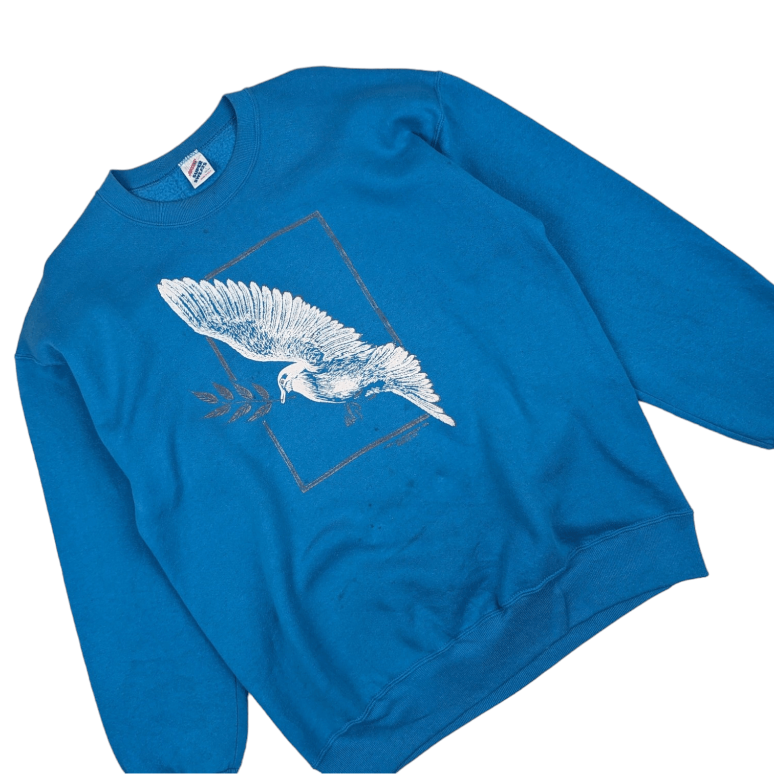 Jerzees Vintage 90's JERZEES Eagle Animal Graphic Jumper Sweatshirt Size US L / EU 52-54 / 3 - 3 Thumbnail