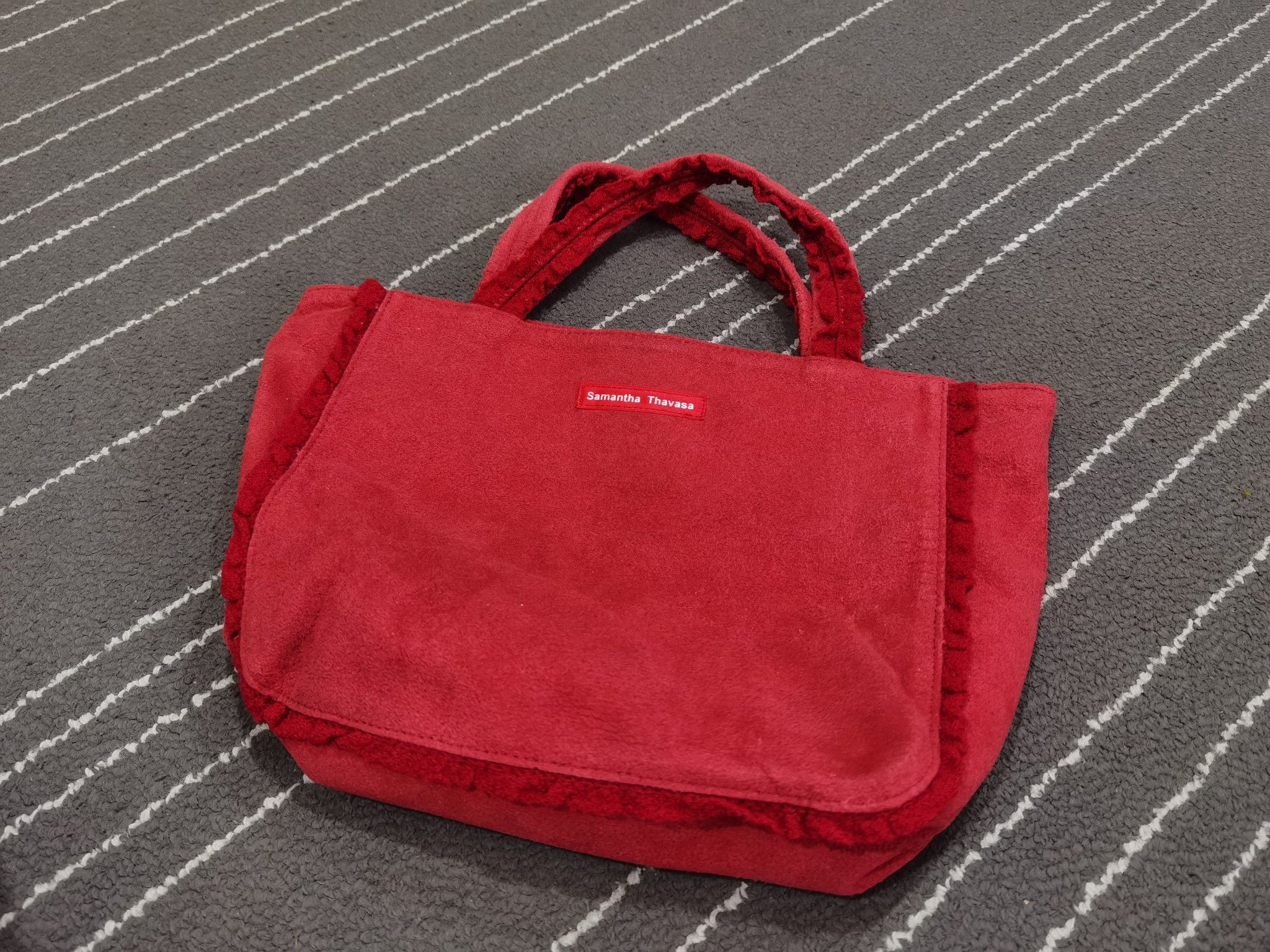 Other Samantha Thavasa suade leather tote bag Size ONE SIZE - 7 Thumbnail