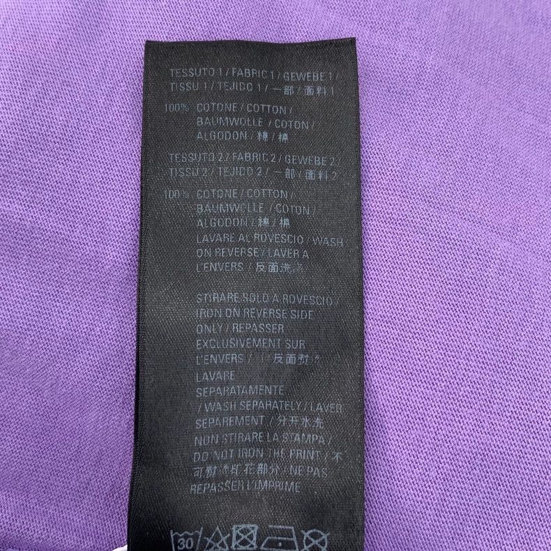Balenciaga Balenciaga Cotton hooded long-sleeve sweatshirt with purpl Size US S / EU 44-46 / 1 - 7 Thumbnail