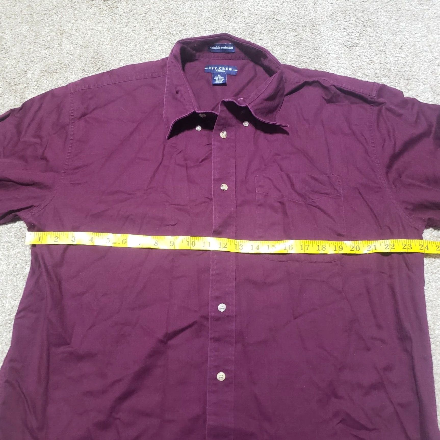 Vintage VINTAGE Ivy Crew Shirt Adult XL Purple Solid Long Sleeve Button-Up Shirt Mens Size US XL / EU 56 / 4 - 4 Thumbnail