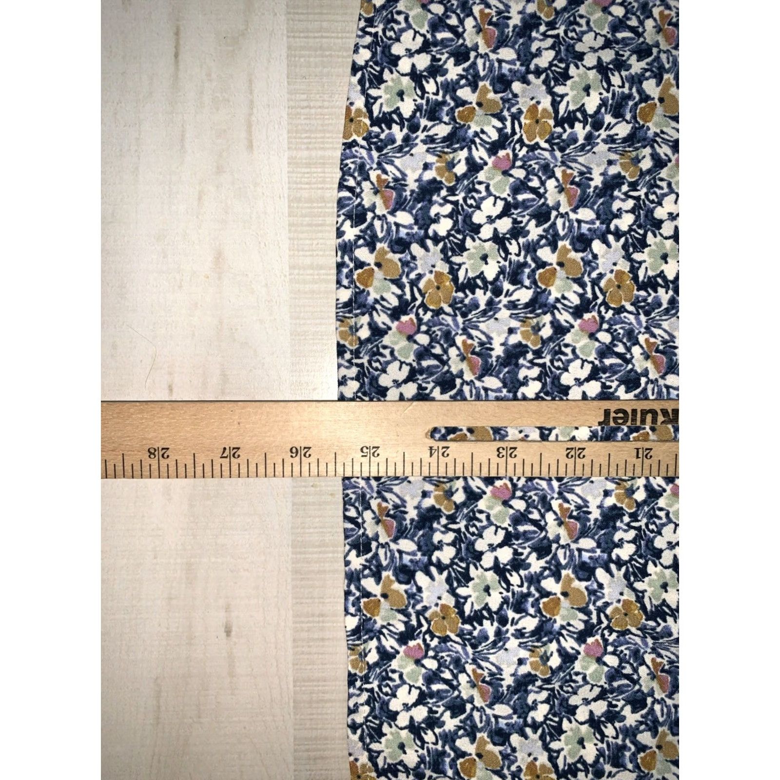 Vintage Lauren Conrad Blue Floral Elastic Short Sleeve Blouse Womens XXL NWT-13000 Size XXL / US 16-18 / IT 52-54 - 5 Thumbnail