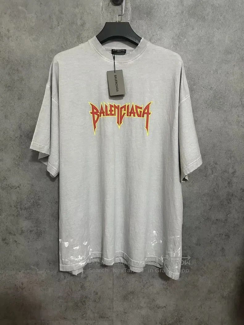 Balenciaga Balenciaga Lightning Rock Short Sleeve Tee. Size US S / EU 44-46 / 1 - 1 Thumbnail