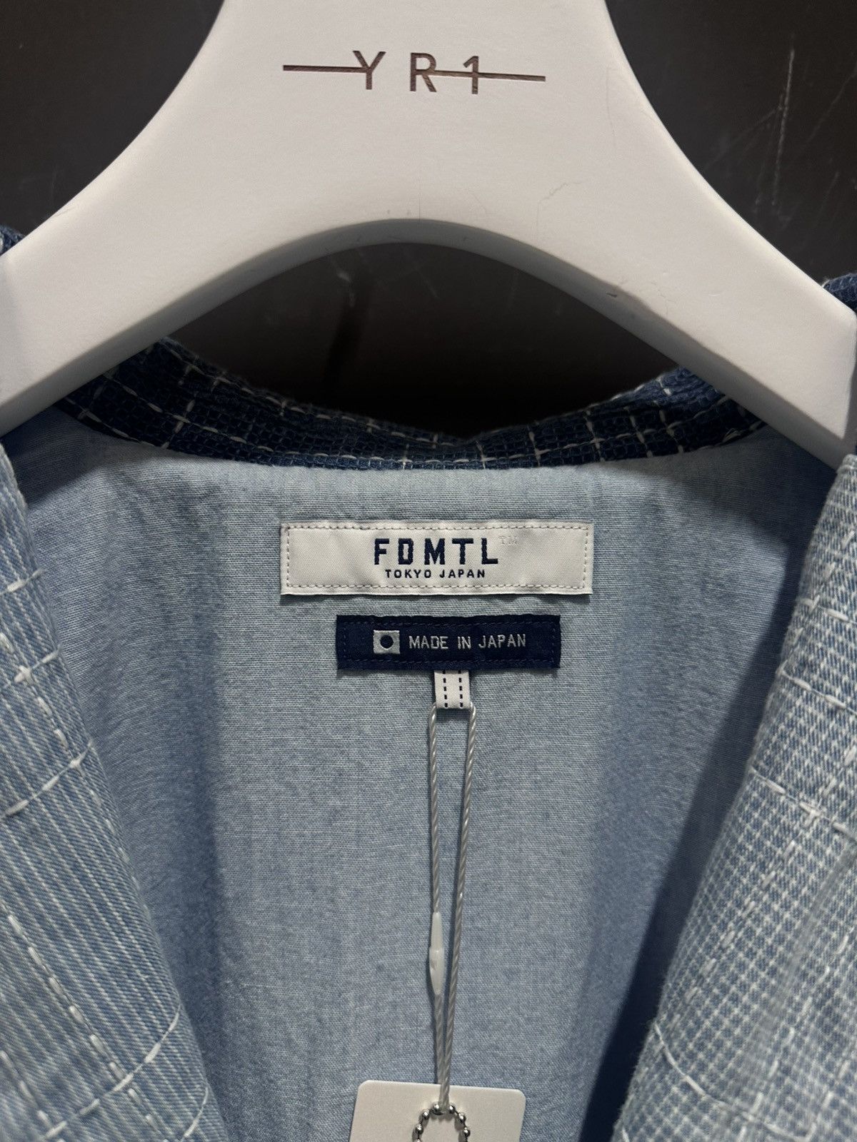 FDMTL Fdmtl Sashiko Lapel Jacket 7years wash Size 46R - 2 Thumbnail
