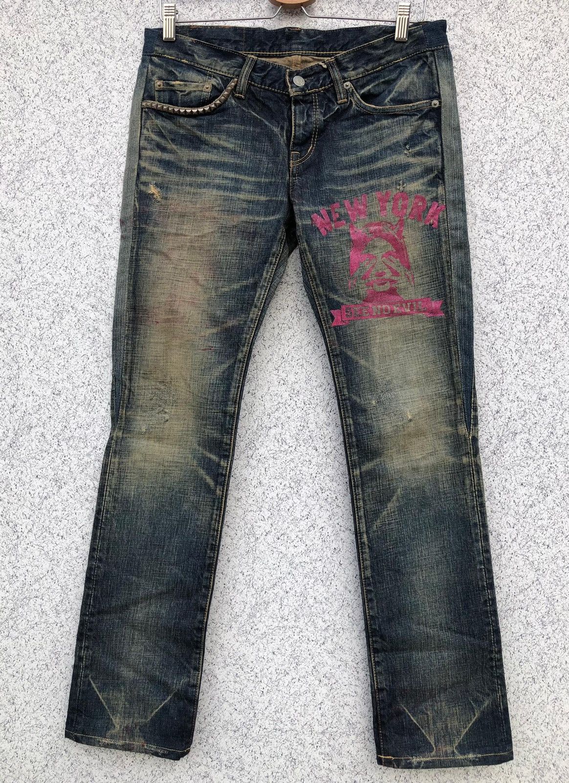 💥Last Drop💥Vintage Hysteric Glamour Stud Denim