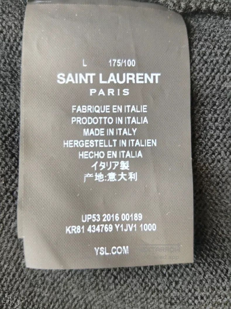 Saint Laurent Paris Saint Laurent Paris Black High-neck Wool Sweater Size US L / EU 52-54 / 3 - 7 Thumbnail