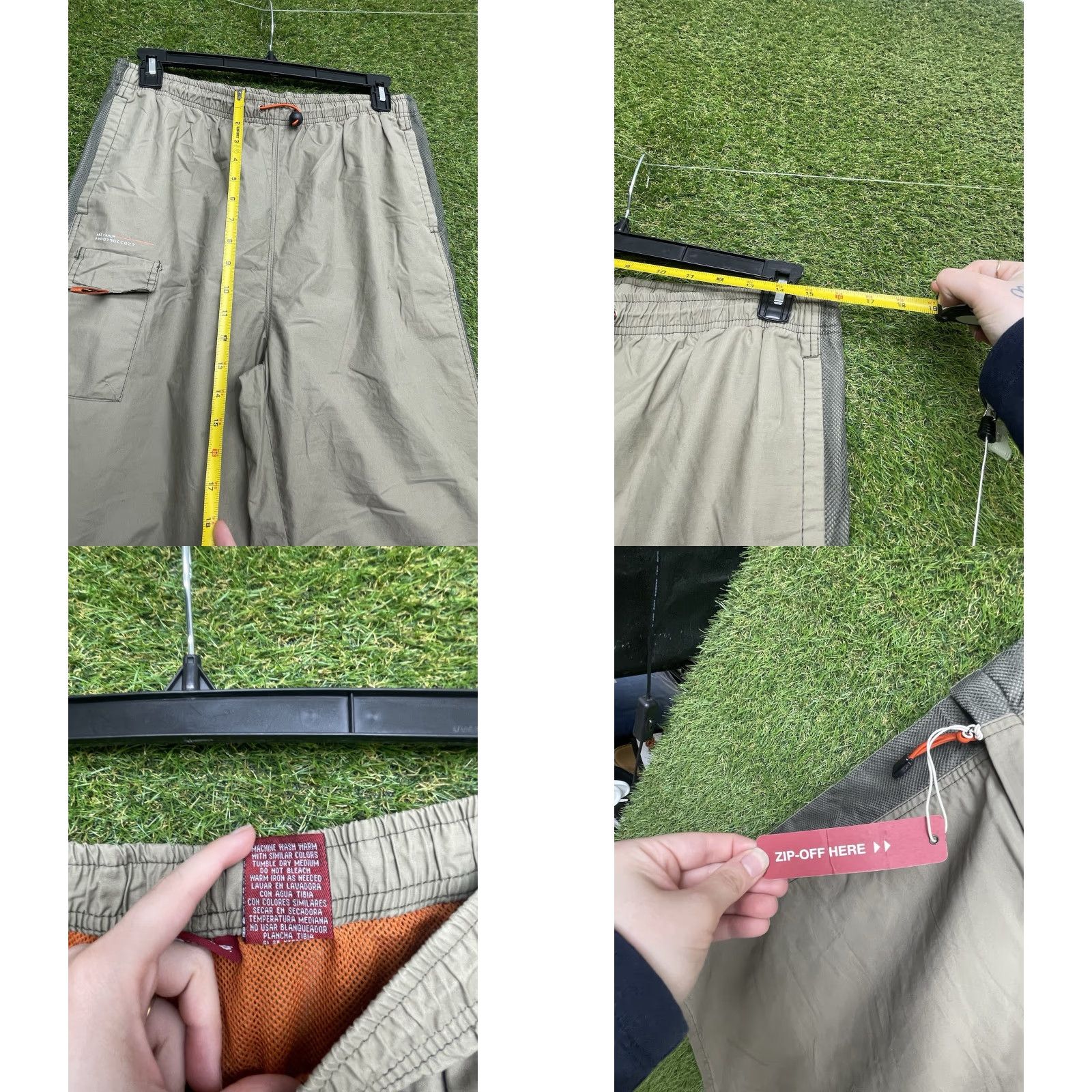 Vintage VINTAGE APCO Paratrooper Pants Cargo Streetwear 32x32 Green Mens Regular Pant Men Y2K Skater Grunge Band Sz 32L Size US 33 - 8 Thumbnail