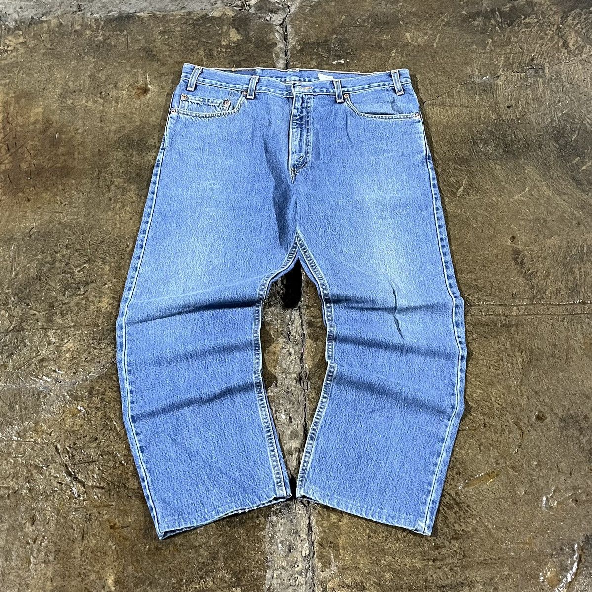 Levi's × Vintage Crazy Vintage 90s Levi's 505 Jeans Essential Skater Style Size US 36 / EU 52 - 2 Thumbnail