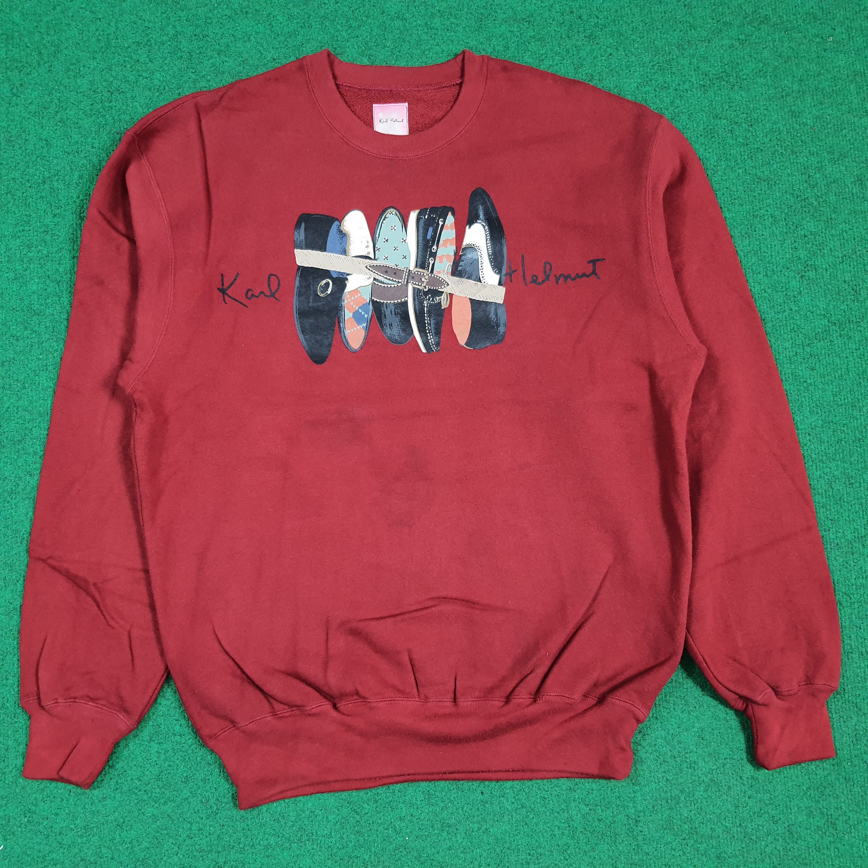 Karl Helmut Vintage Karl Helmut Designer Graphic Sweatshirt C295N3 Size US M / EU 48-50 / 2 - 1 Thumbnail