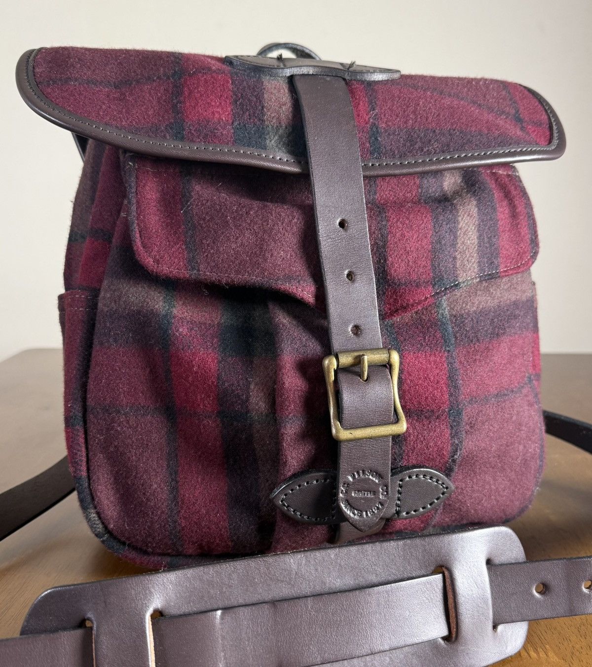 Filson Vintage Filson Mackinaw Wool Backpack USA Made Rare Size ONE SIZE - 1 Thumbnail