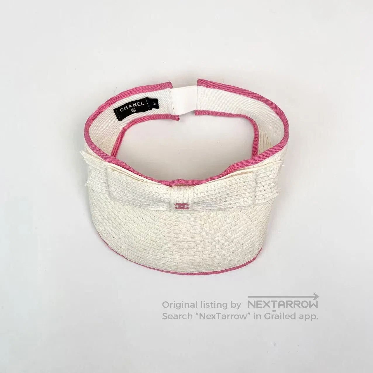 Chanel Chanel Size M Bow straw sun hat| Size ONE SIZE - 4 Thumbnail