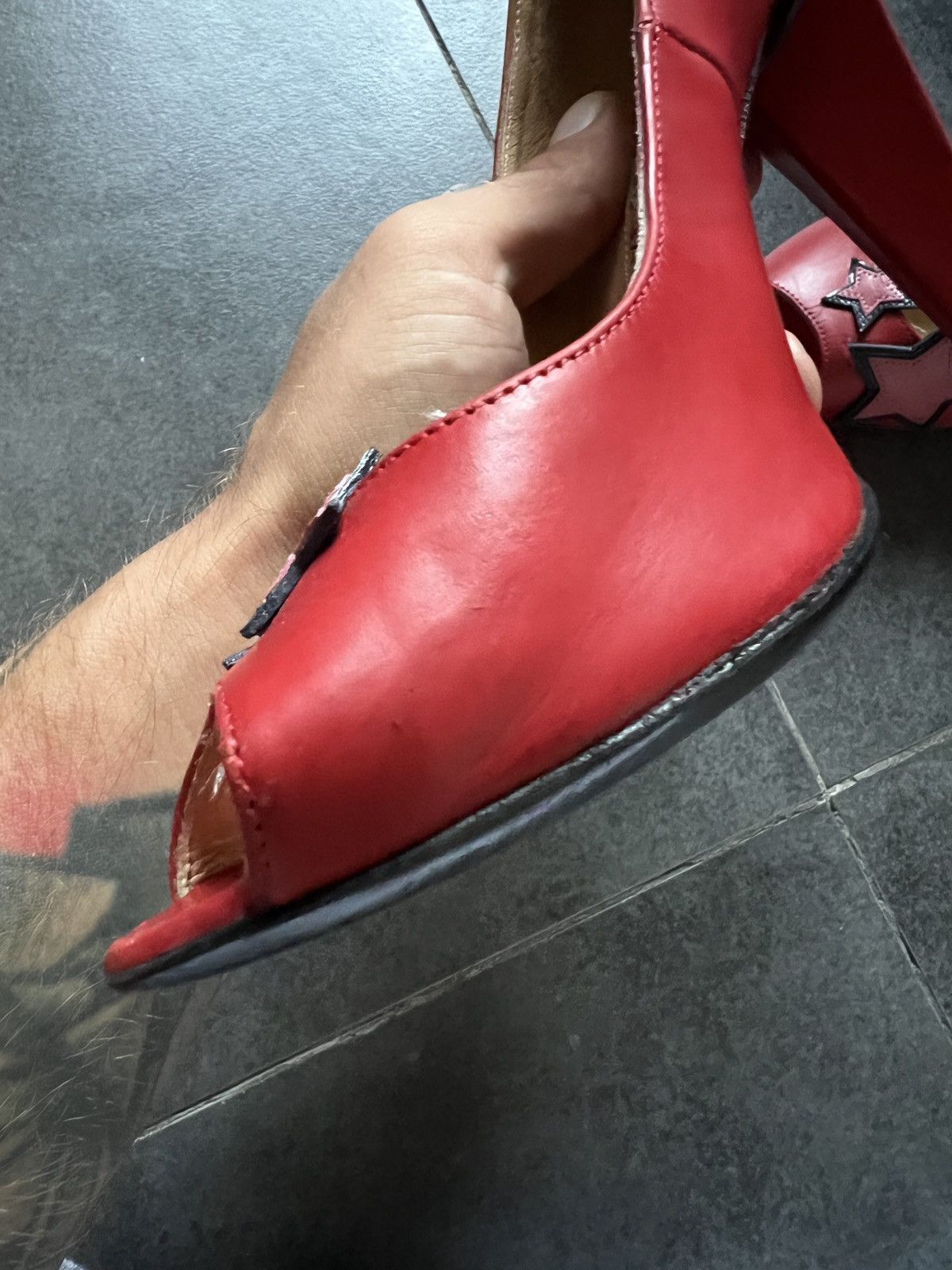 Marc by Marc Jacobs × Vintage Louis Vuitton style Marc Jacobs vintage stars heels Size US 6.5 / IT 36.5 - 10 Thumbnail