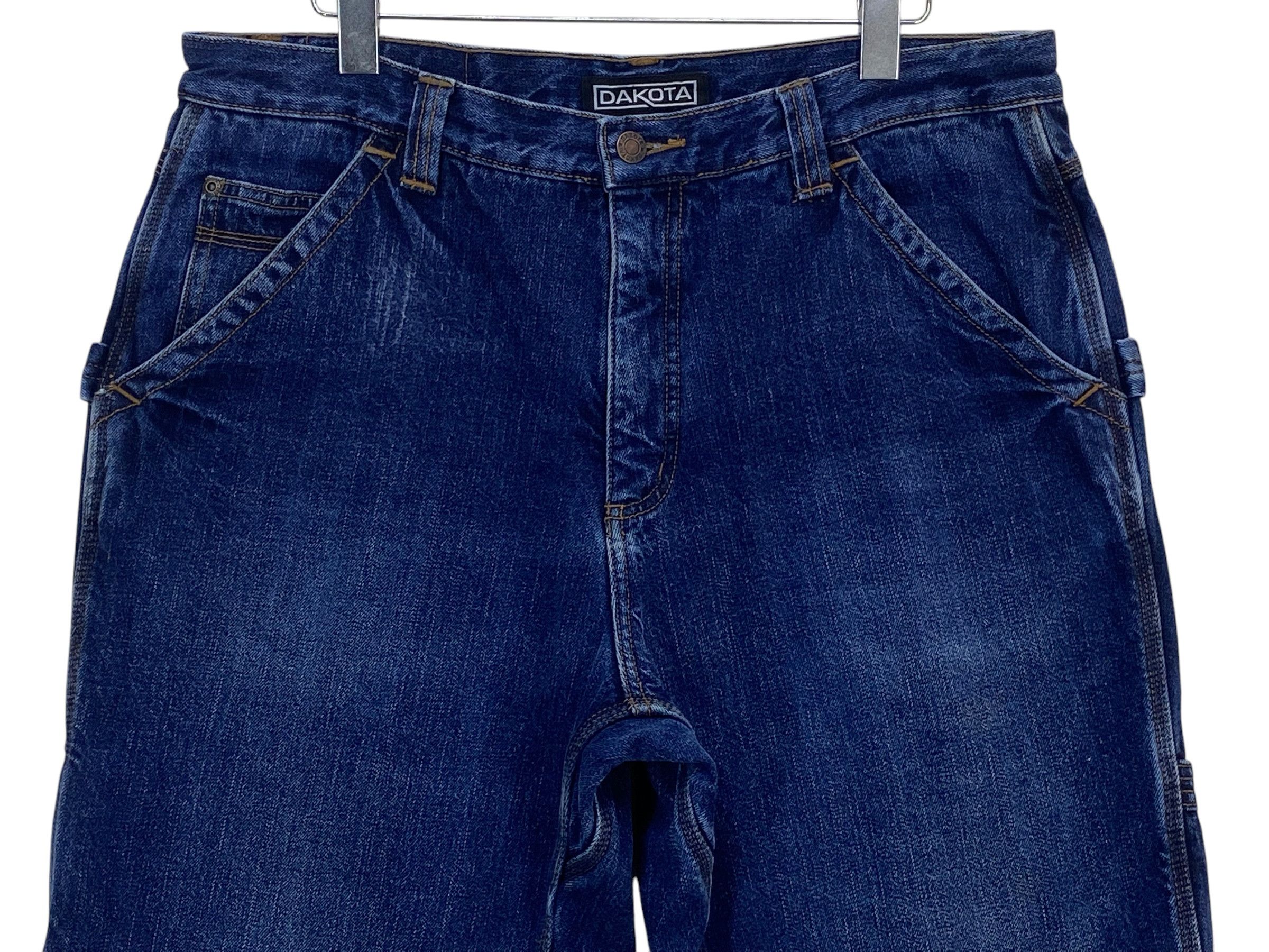 Japanese Brand Dakota Carpenter Jeans Japanese Hip Hop Skateboards Jeans Size US 34 / EU 50 - 3 Thumbnail
