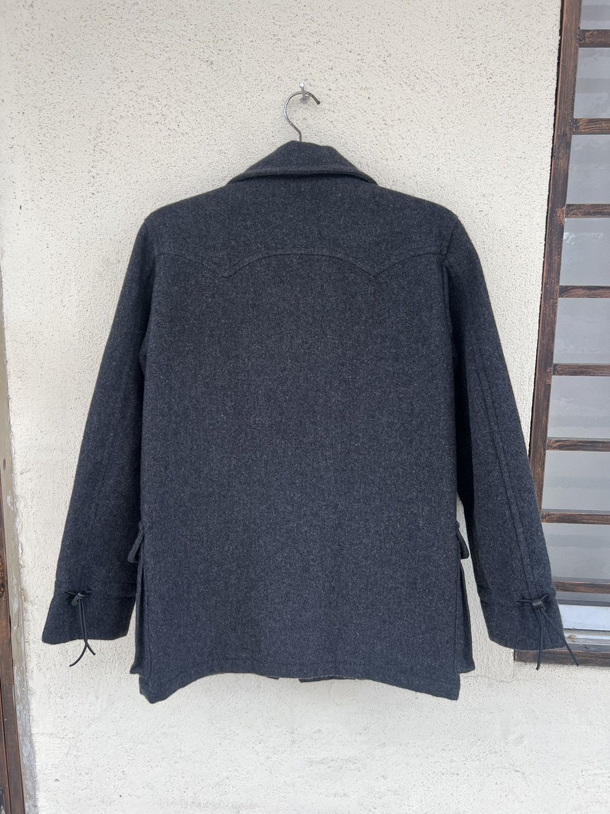 Vintage Vintage 90s Scheme Warriors Japan Wool Coat Bondage Jacket Size US M / EU 48-50 / 2 - 9 Thumbnail