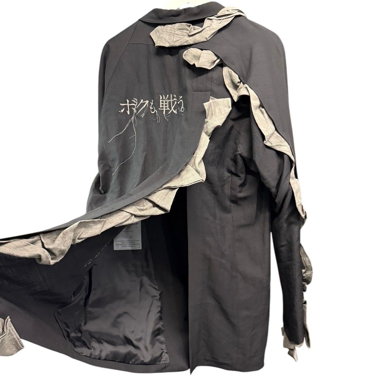 Yohji Yamamoto POUR HOMME 24ss W/RY HARD TWISTED GABARDINE BACK PT JACKET Size US M / EU 48-50 / 2 - 3 Thumbnail
