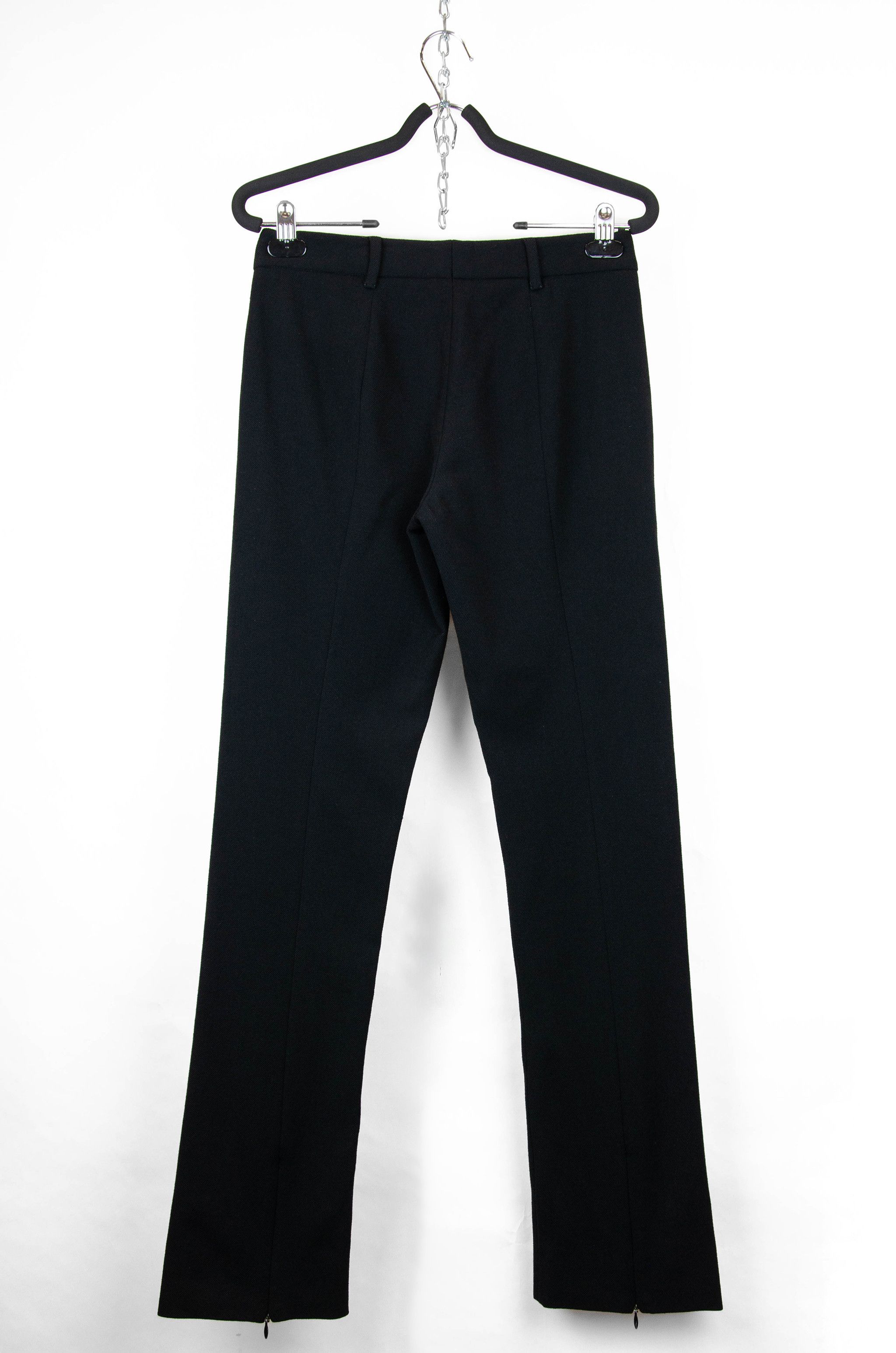 Prada Prada Wool Zip Hem Trousers – Size IT 40 Size 27" / US 4 / IT 40 - 6 Thumbnail