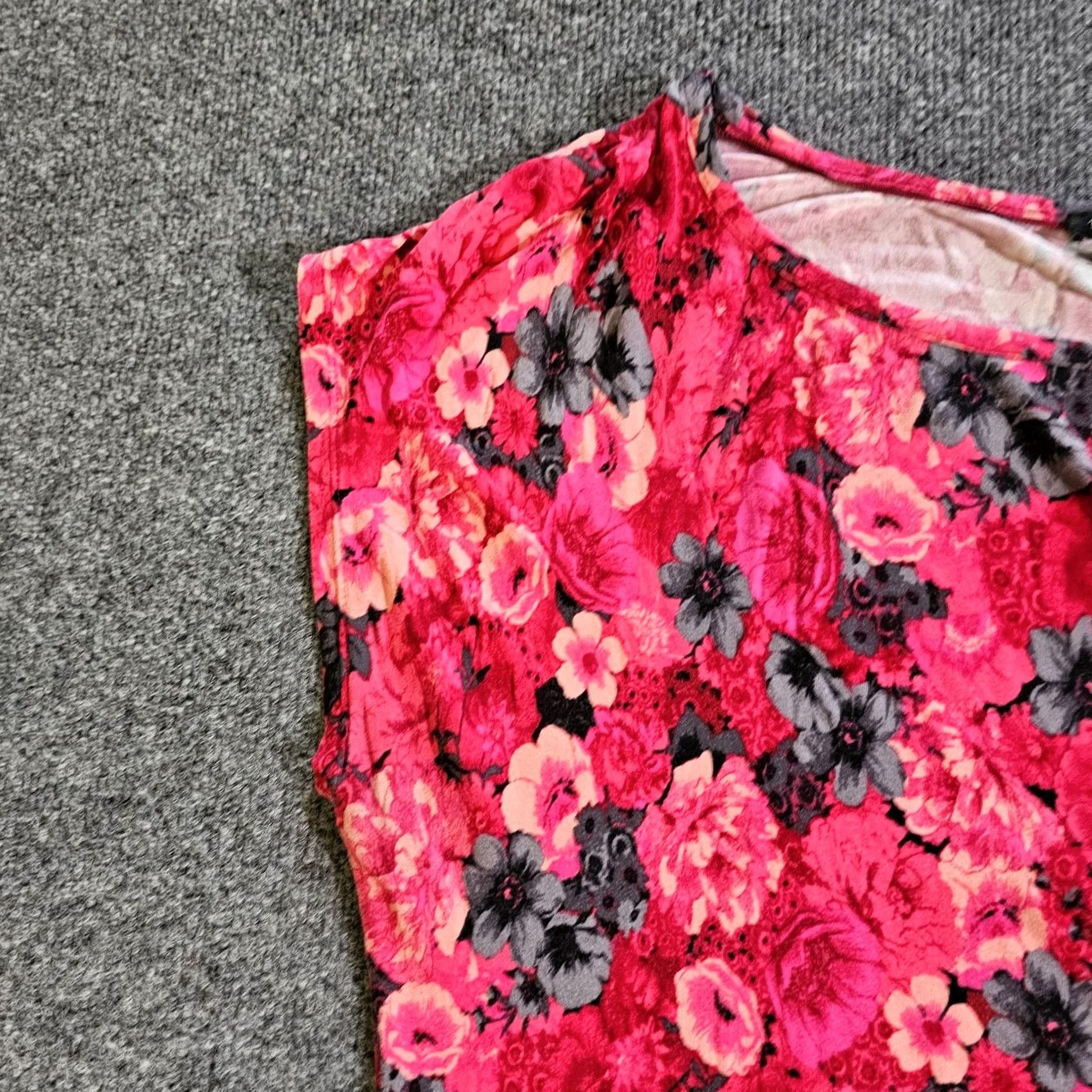Talbots Talbots Red Short Sleeve Top Women Large Petite Casual Basic Knit Size L / US 10 / IT 46 - 4 Thumbnail