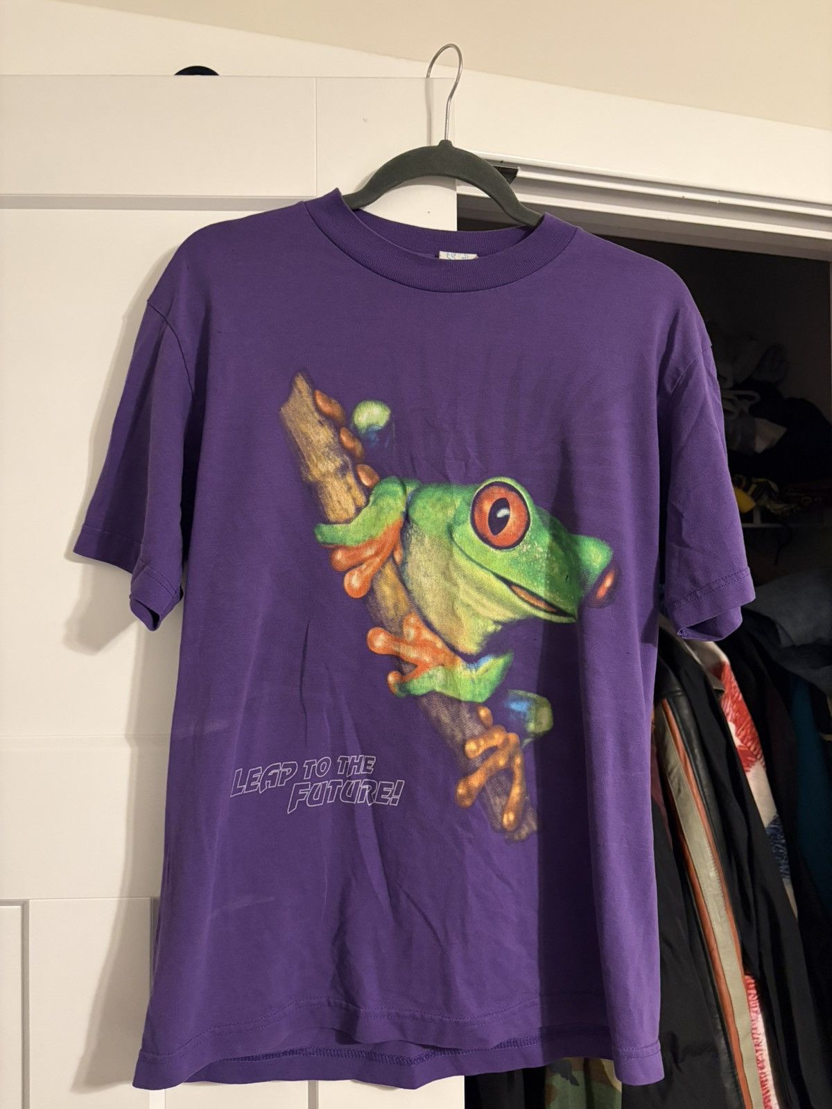 Other Vintage 90’s Leap To The Future Frog Tee Size US M / EU 48-50 / 2 - 2 Thumbnail