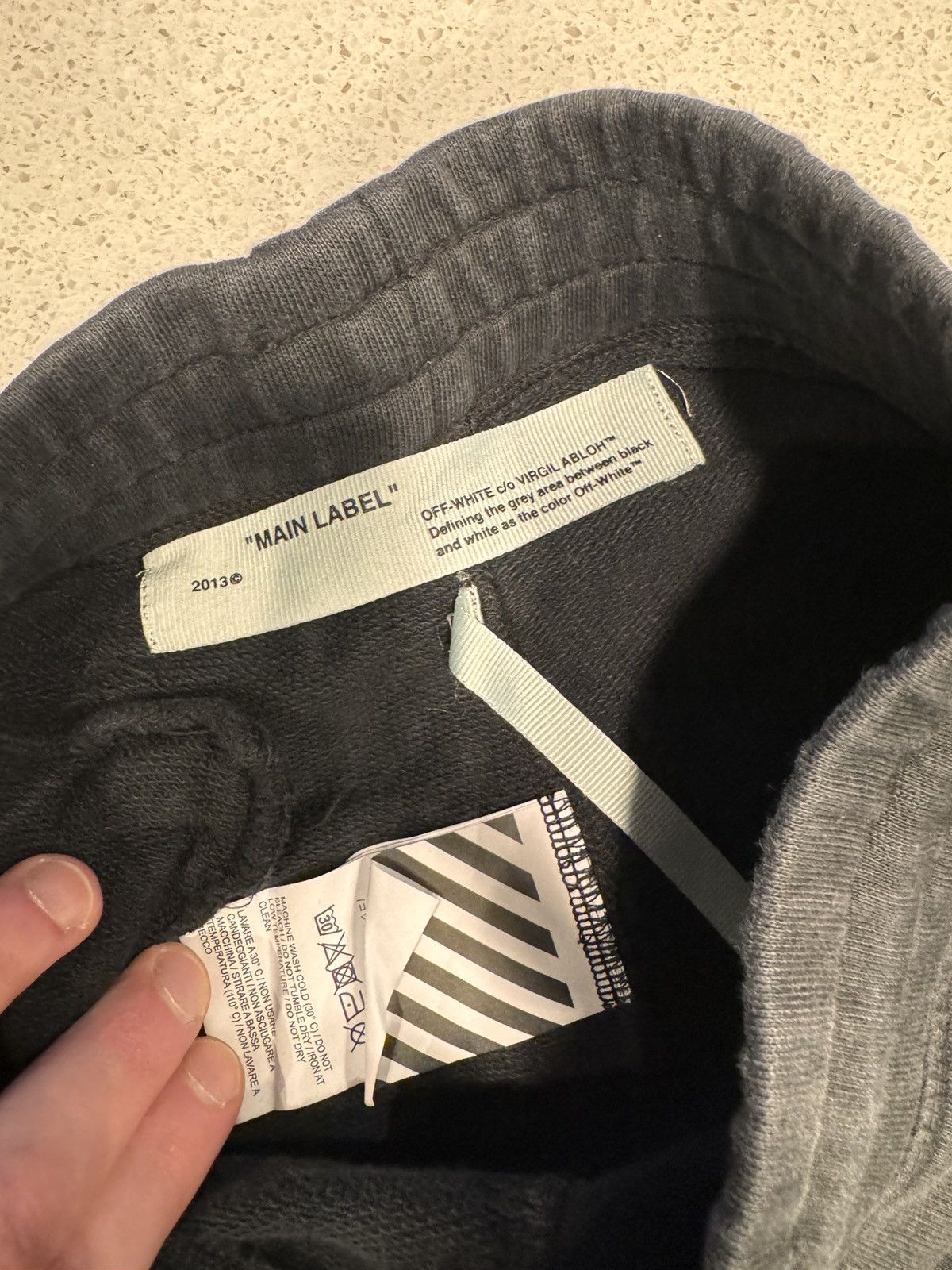 Off-White Off-White Sweatpants “Diagonals” Size US 28 / EU 44 - 5 Thumbnail