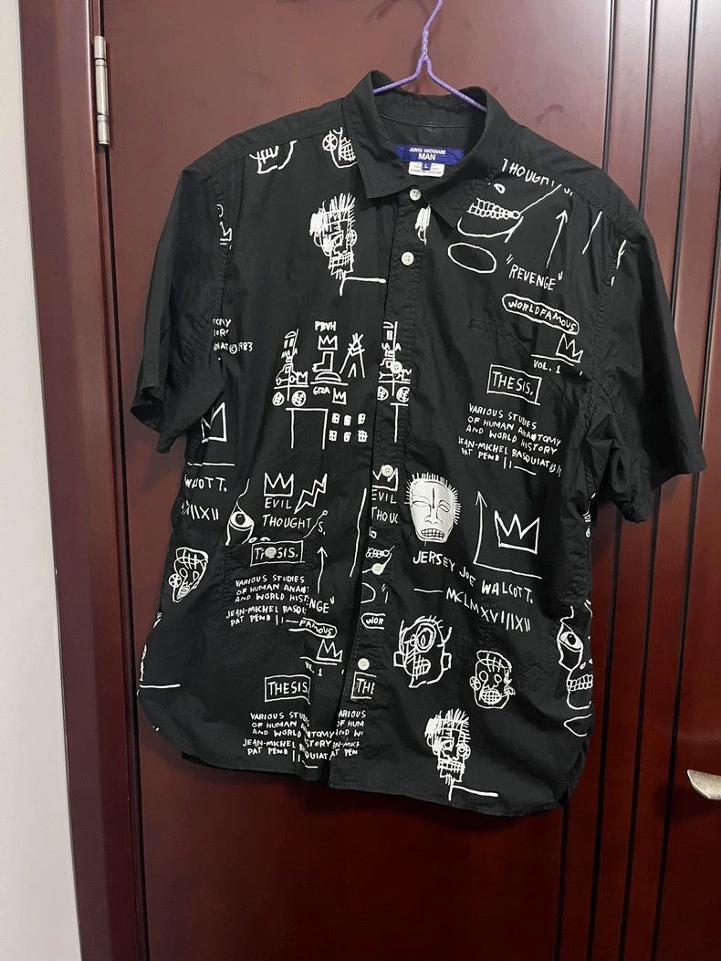 Junya Watanabe Junya Watanabe MAN Basquiat Short Sleeve Shirt Size US L / EU 52-54 / 3 - 1 Thumbnail