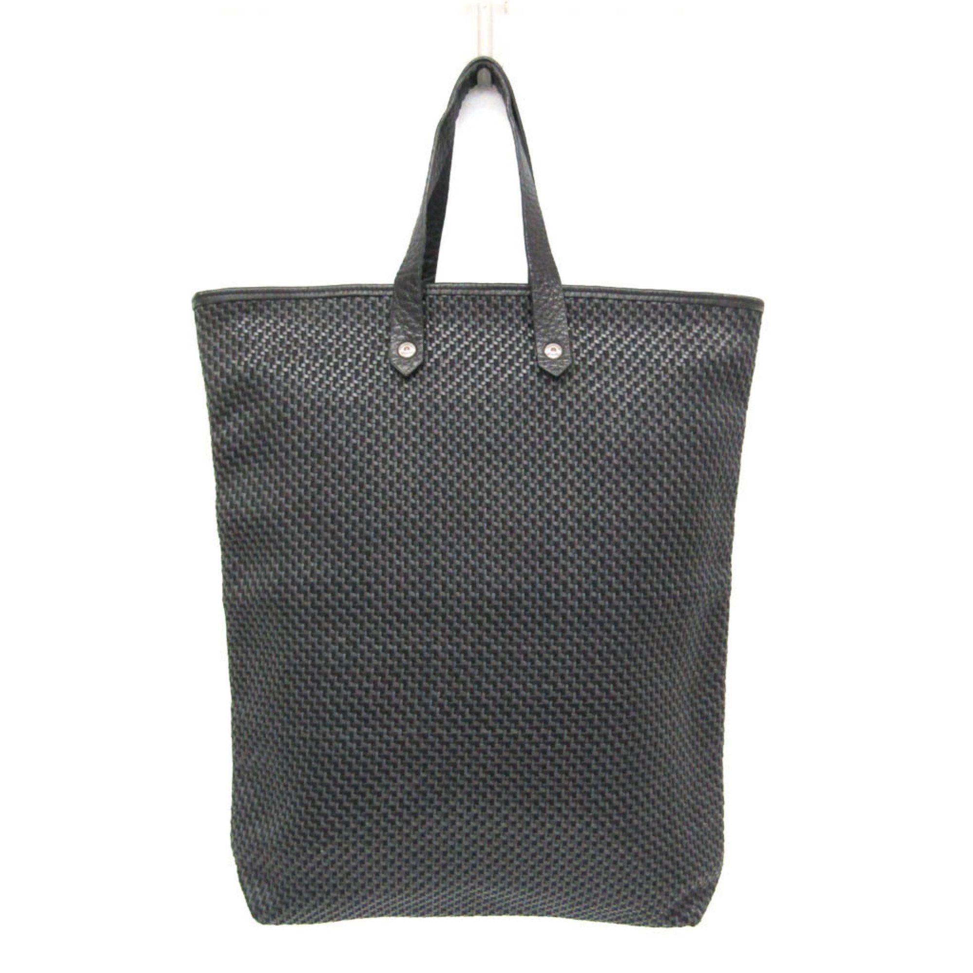 Hermes Hermes Ahmedabad Diego GM Women's Polyester,Leather Tote Bag Dark Gray Size ONE SIZE - 1 Thumbnail