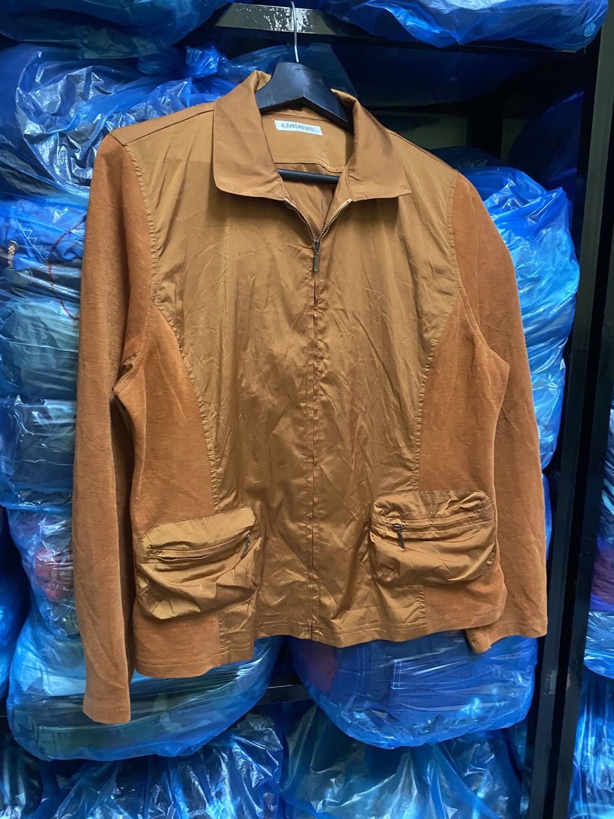 Kansai Yamamoto VINTAGE KANSAI YAMAMOTO ZIPPER JACKET MADE IN JAPAN Size M / US 6-8 / IT 42-44 - 3 Thumbnail