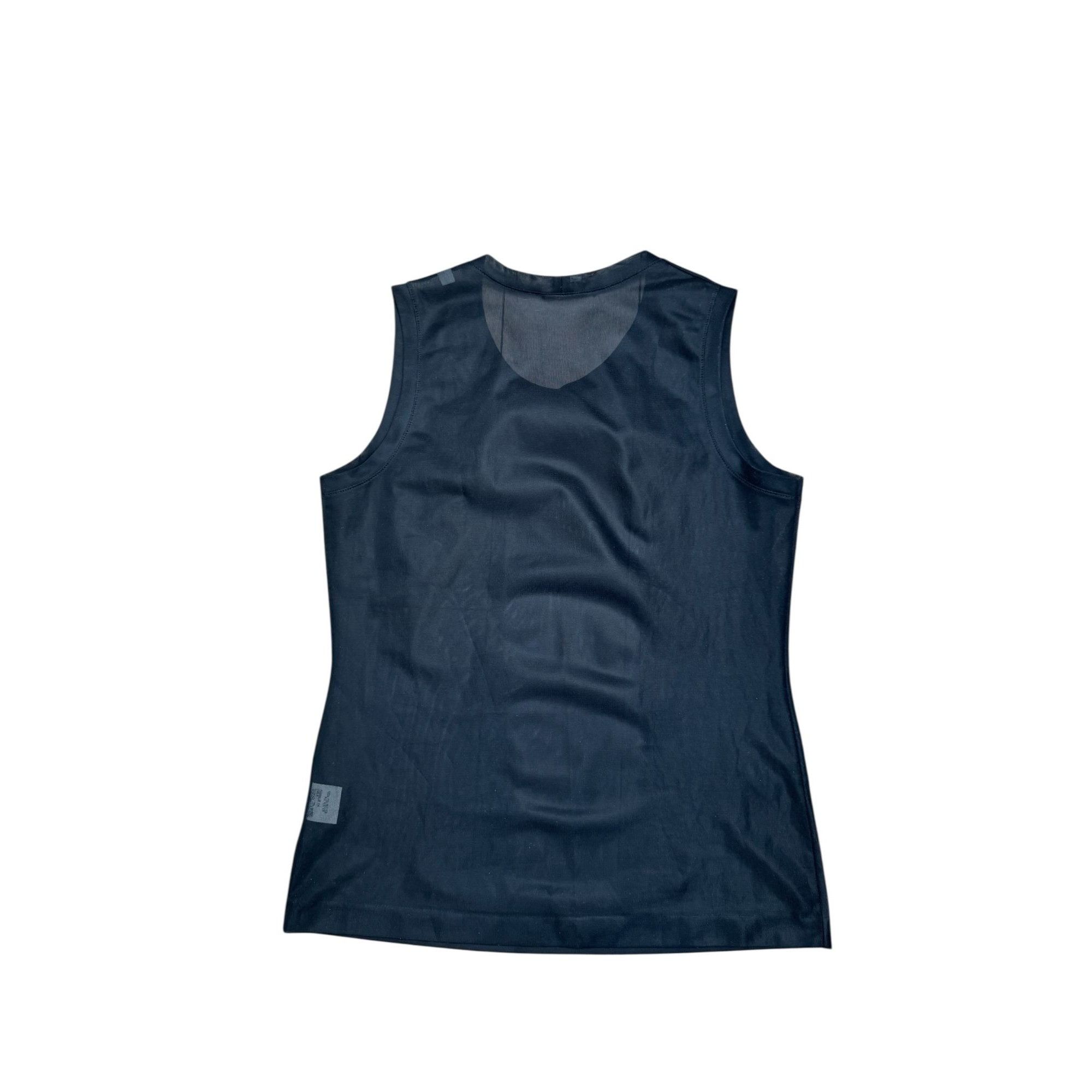Jil Sander Black Mesh Tank Top Size M / US 6-8 / IT 42-44 - 3 Thumbnail