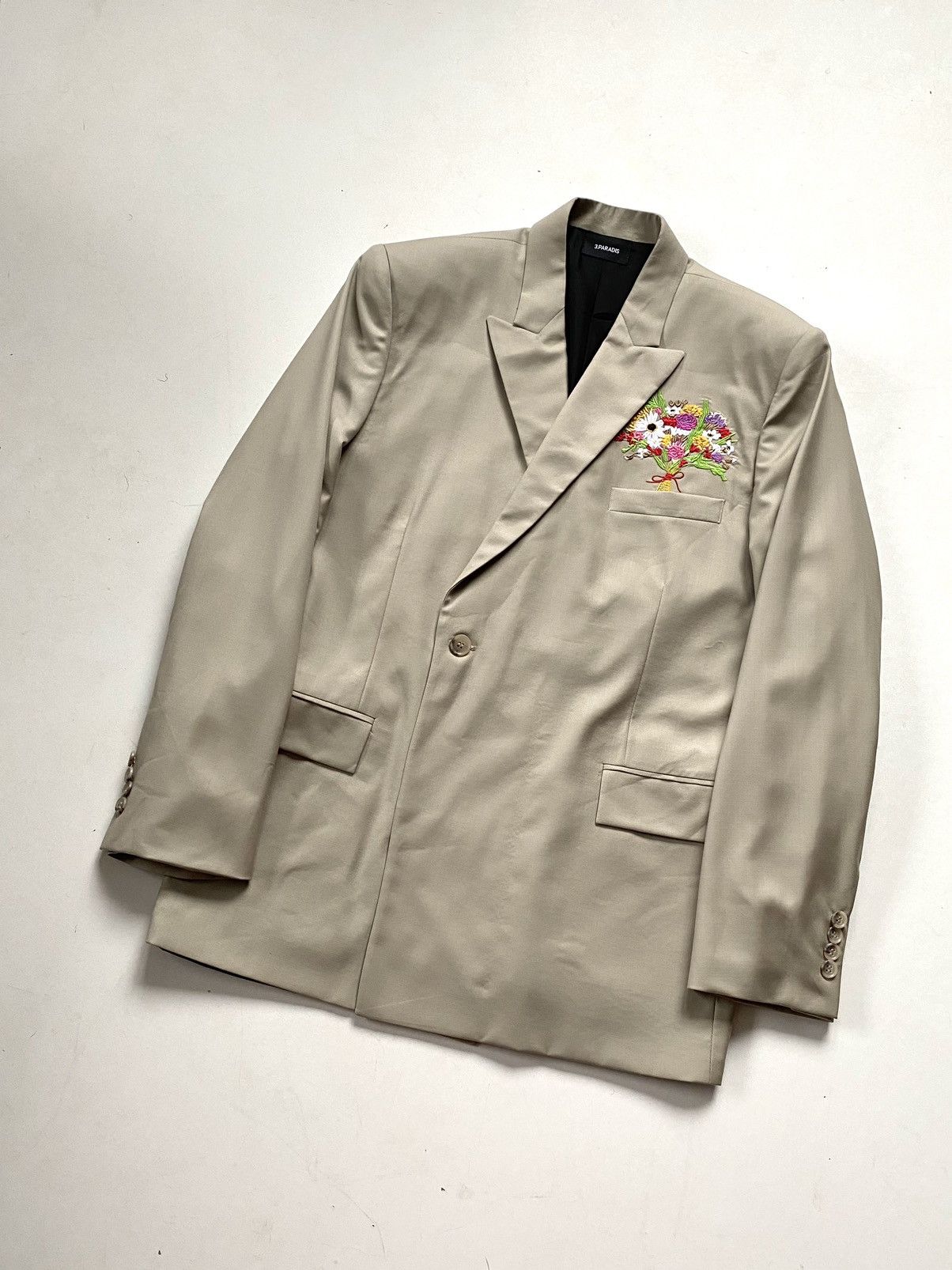3.PARADIS 🔥😱3.PARADIS X Olga Prinku 1of10 S/S20 Flower Blazer Size US M / EU 48-50 / 2 - 3 Thumbnail