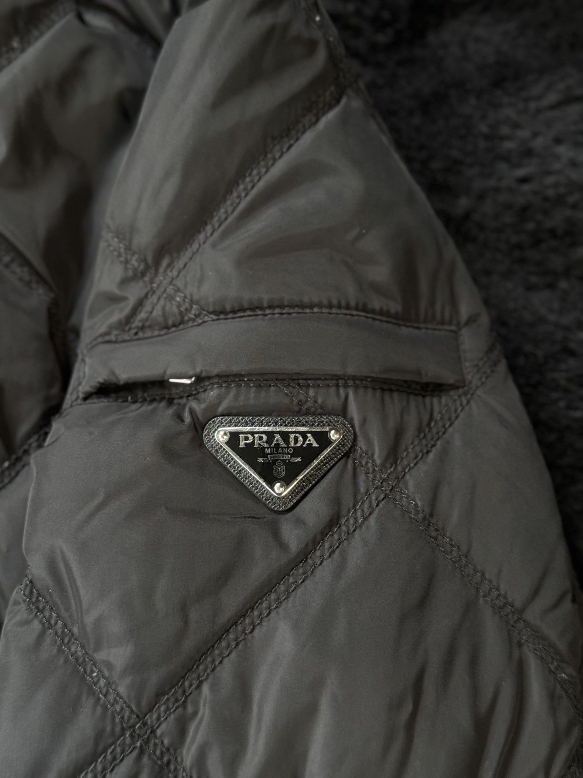 Prada Prada Diamond Stitch Jacket Size US M / EU 48-50 / 2 - 4 Thumbnail
