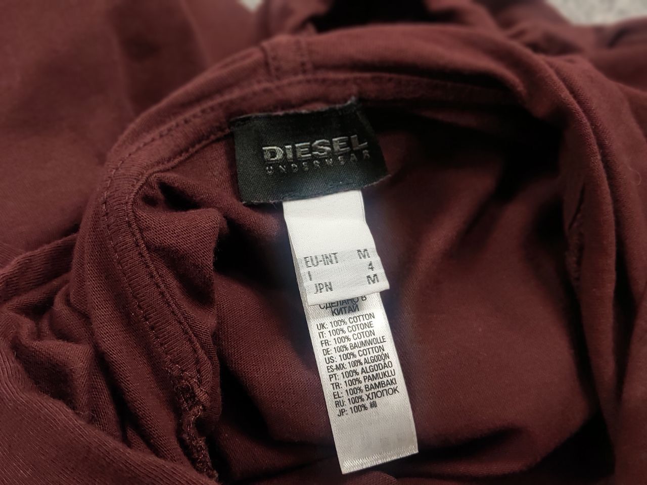 Diesel Vintage Diesel Dark Brown Logo Y2k Long Sleeve Light Hoodie Size US M / EU 48-50 / 2 - 12 Thumbnail